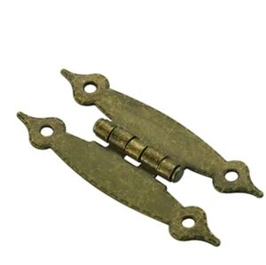 RELIABILT 180-Degree Flush Surface Aged Brass Cabinet Hinges 4pk (8pcs) Bundle